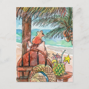 Relax at Beach Postcard