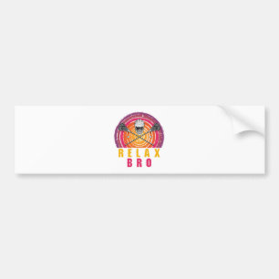 Relax Bro Lacrosse Bumper Sticker