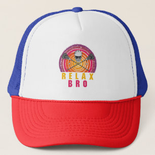 Relax Bro Lacrosse Trucker Hat