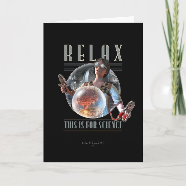Relax : Ceci est pour la carte de voeux SCIENCE (Devant)
