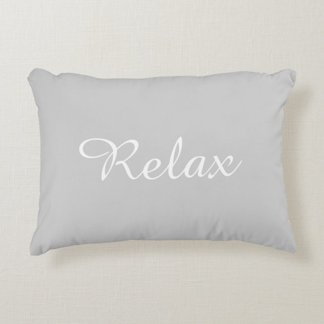 Relax Decorative Pillow (Front)