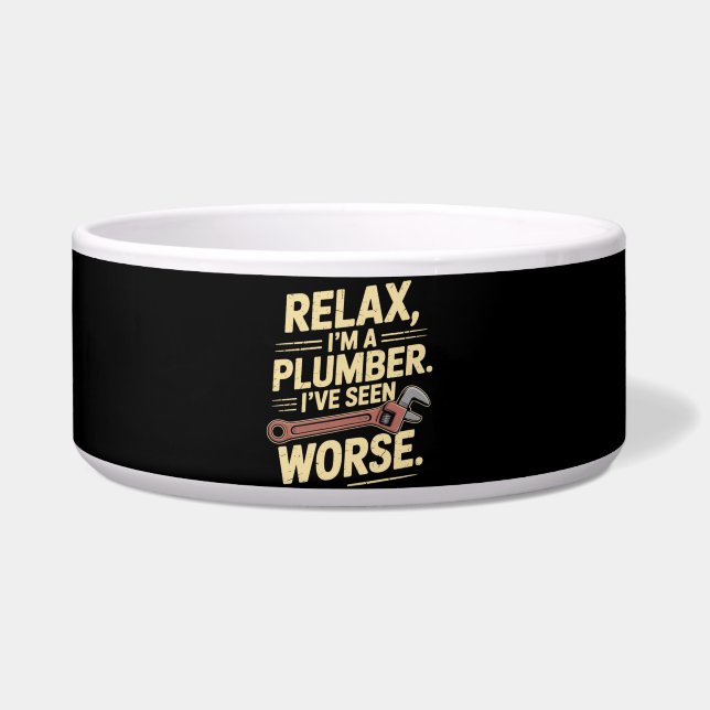RElax I'm A Plumber - Plumber Funny  (Front)