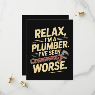 RElax I'm A Plumber - Plumber Funny  Save The Date