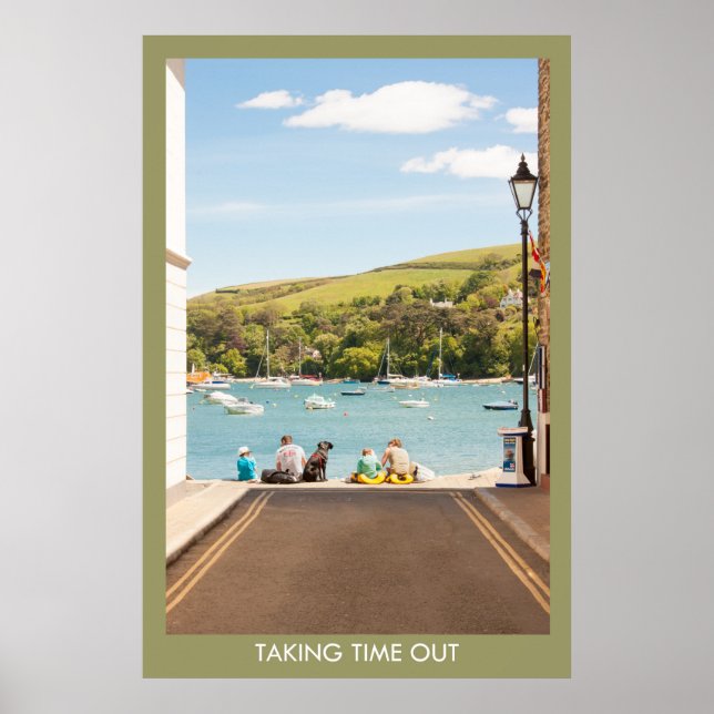 Relax in Salcombe Poster (Front)