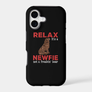 Relax its a newfie Cute newfoundland dog