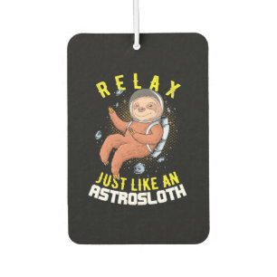 Relax Just Like An Astronaut Sloth Air Freshener