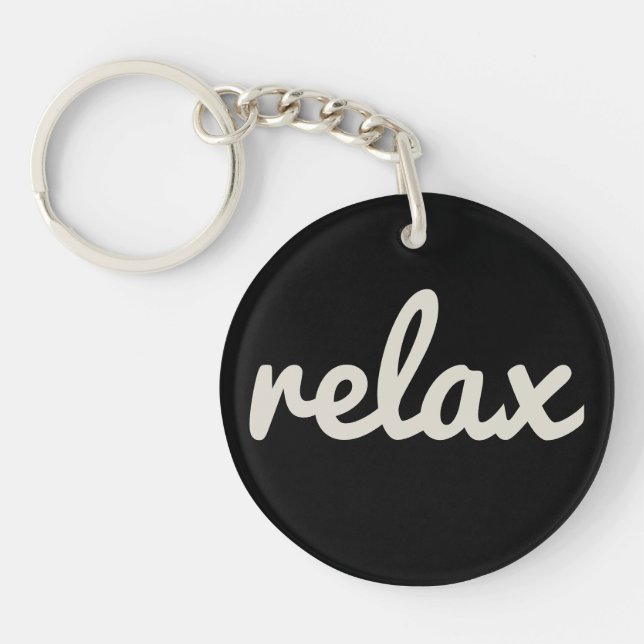 Relax Keychain (Front)