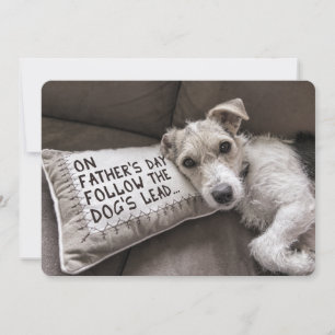 Relax Like the Dog Father's Day Card