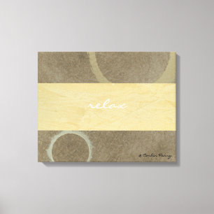 Relax Modern Art Canvas Print