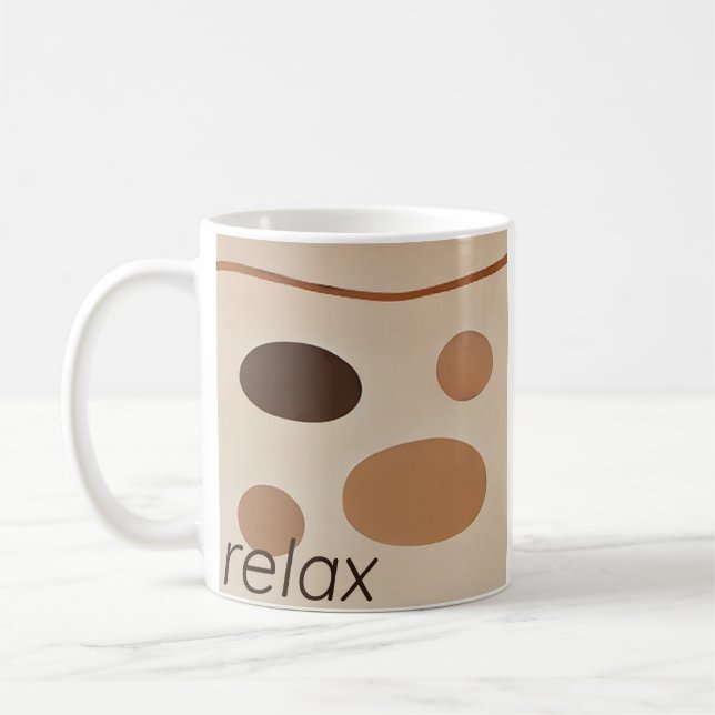 Relax Mug – Soft Zen Retreat Collection (Left)