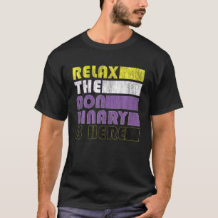 Relax Non Binary LGBTQ Pride T-Shirt