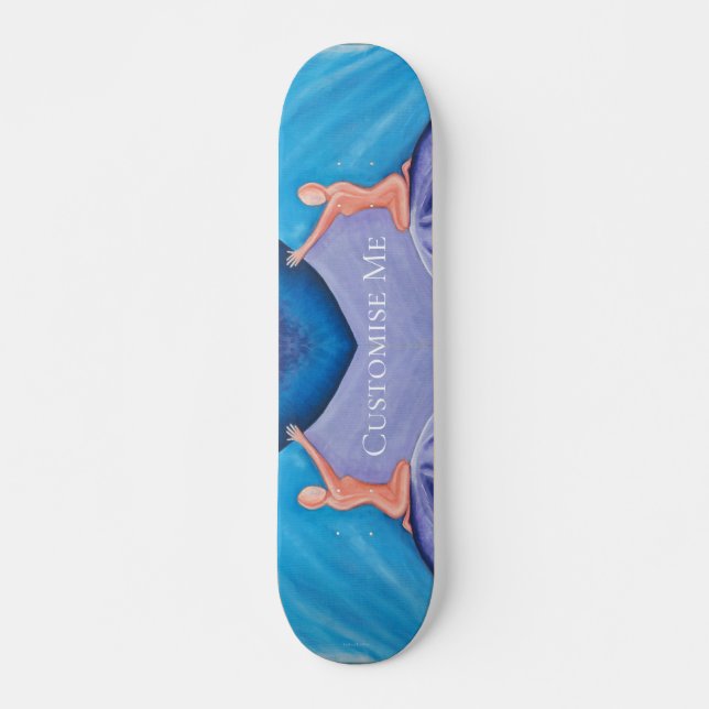 Relax - Oil Painting Skateboard (Front)