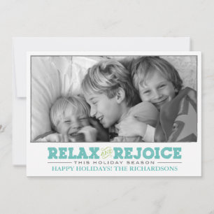 Relax + Rejoice Holiday Card