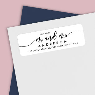 Relax Script The Future Mr and Mrs Return Address