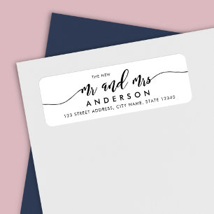 Relax Script The New Mr and Mrs Return Address