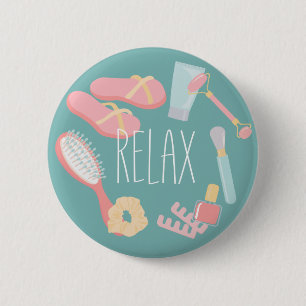 Relax Spa things round Classic 2 Inch Round Button