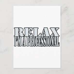 Relax t-shirt postcard
