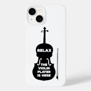 Relax The Violin Player is Here Case-Mate iPhone 14 Case