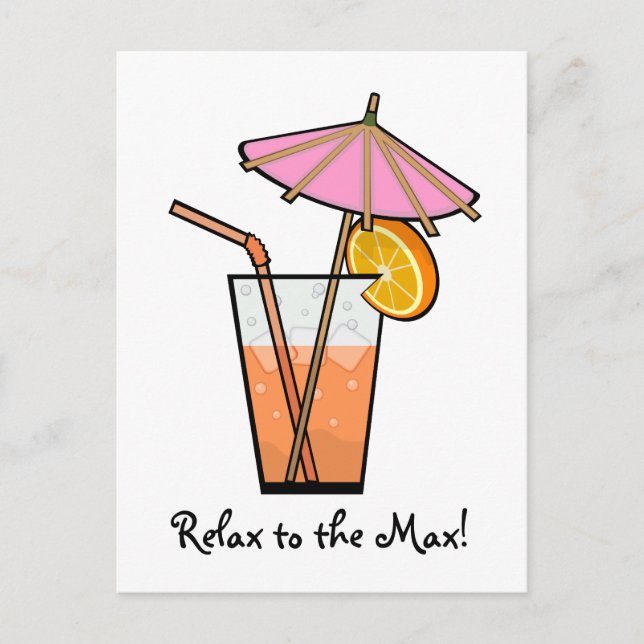 Relax To The Max! Postcard (Front)