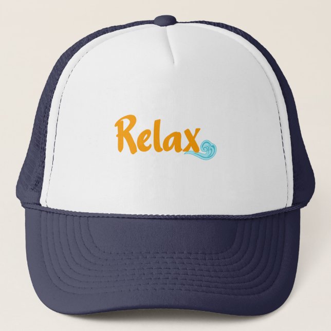 Relax Trucker Hat (Front)