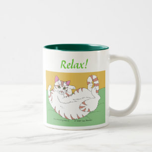 Relax! Two-Tone Coffee Mug