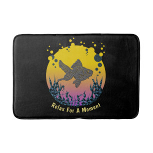 Relax Your Mind Under The Sea Personalize Bath Mat