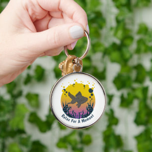 Relax Your Mind Under The Sea Personalize Keychain