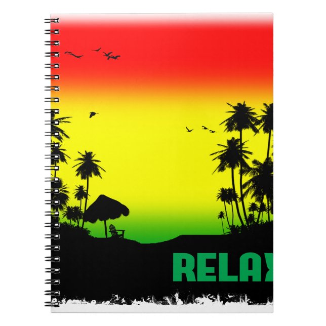 relaxation rasta notebook (Front)