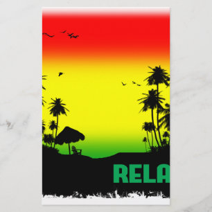 relaxation rasta stationery