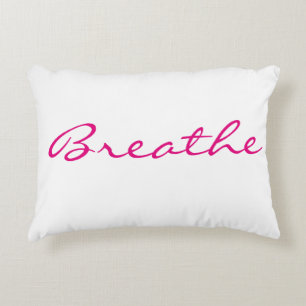 Relaxation & Self Care Pillow. Decorative Pillow