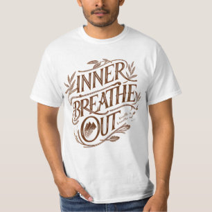 Relaxation & Wellness Art – Mindfulness Design T-Shirt