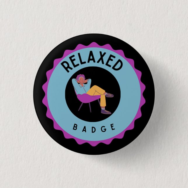 Relaxed 1 Inch Round Button (Front)
