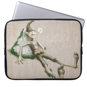 Relaxed elf laptop sleeve