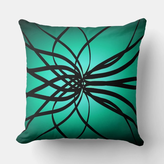 Relaxed Flow4 - Throw Pillow (Front)