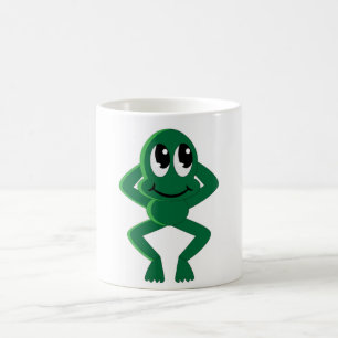 RELAXED FROG COFFEE MUG