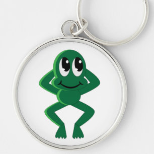 RELAXED FROG KEYCHAIN