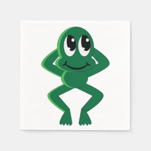 RELAXED FROG NAPKIN