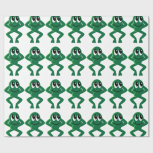 RELAXED FROG WRAPPING PAPER