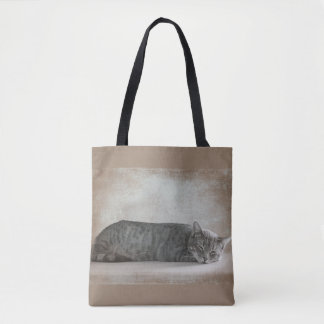 Relaxed Kitty Tote Bag