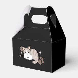 Relaxed & Lazy Vibes for Cat Lovers Design Favor Box