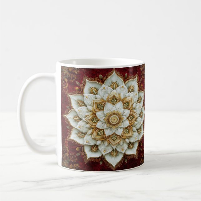 Relaxed Options, Mandala Coffee Mug (Left)