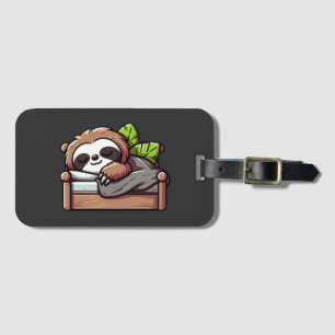 Relaxed Sloth - Comfy Cozy Nap Time Luggage Tag