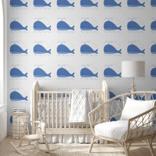 Relaxed Whale Wallpaper