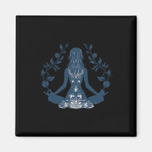Relaxed Yoga Pose  Magnet