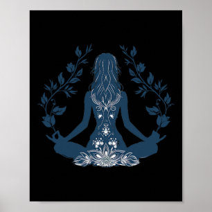 Relaxed Yoga Pose  Poster
