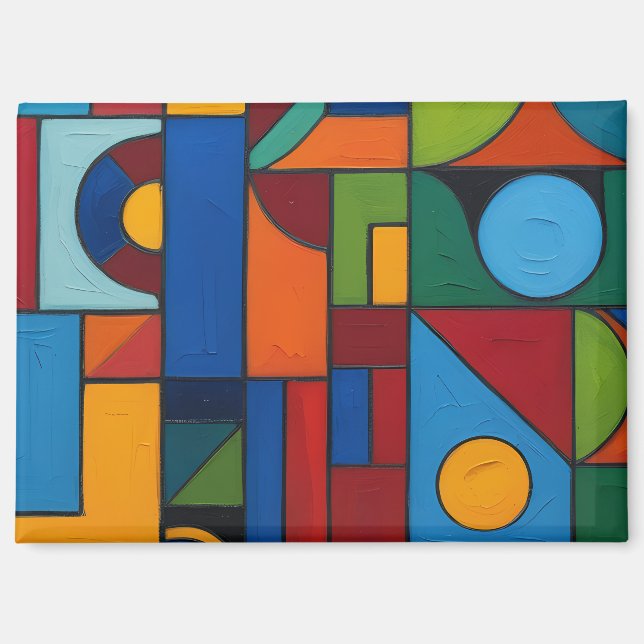 Relaxing abstract to enjoy magnet (Front)
