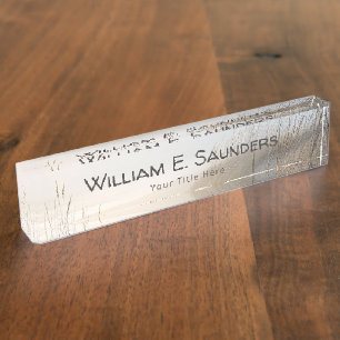 Relaxing Beach Professional Nameplate