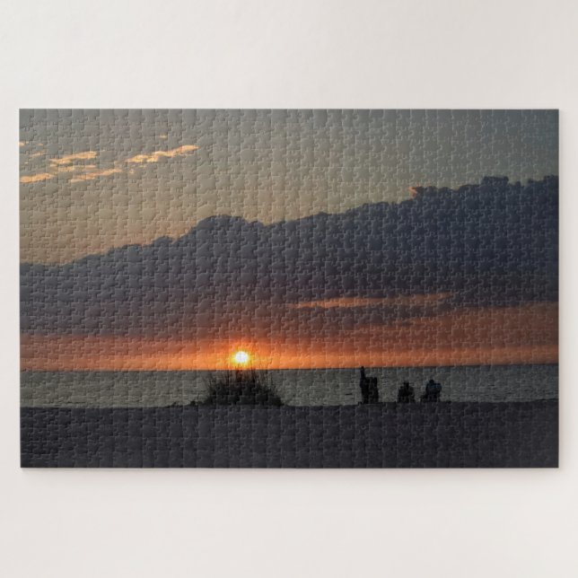 Relaxing Beach Sunset - 20x30 - 1014 pcs Jigsaw Puzzle (Horizontal)