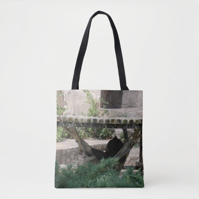 Relaxing Bear Tote Bag (Front)