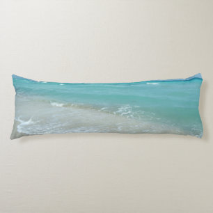 Relaxing Blue Beach Ocean Landscape Nature Scene Body Pillow